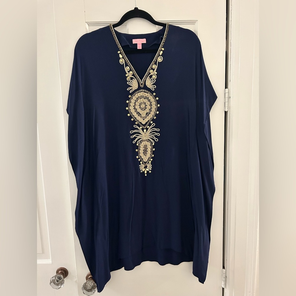 Lily Pulitzer navy tunic dress